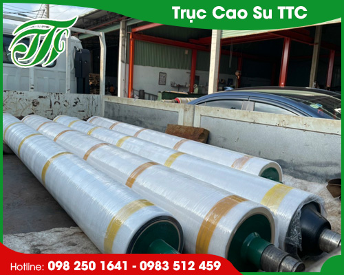 Trục cao su ngành vải sợi - dệt nhuộm